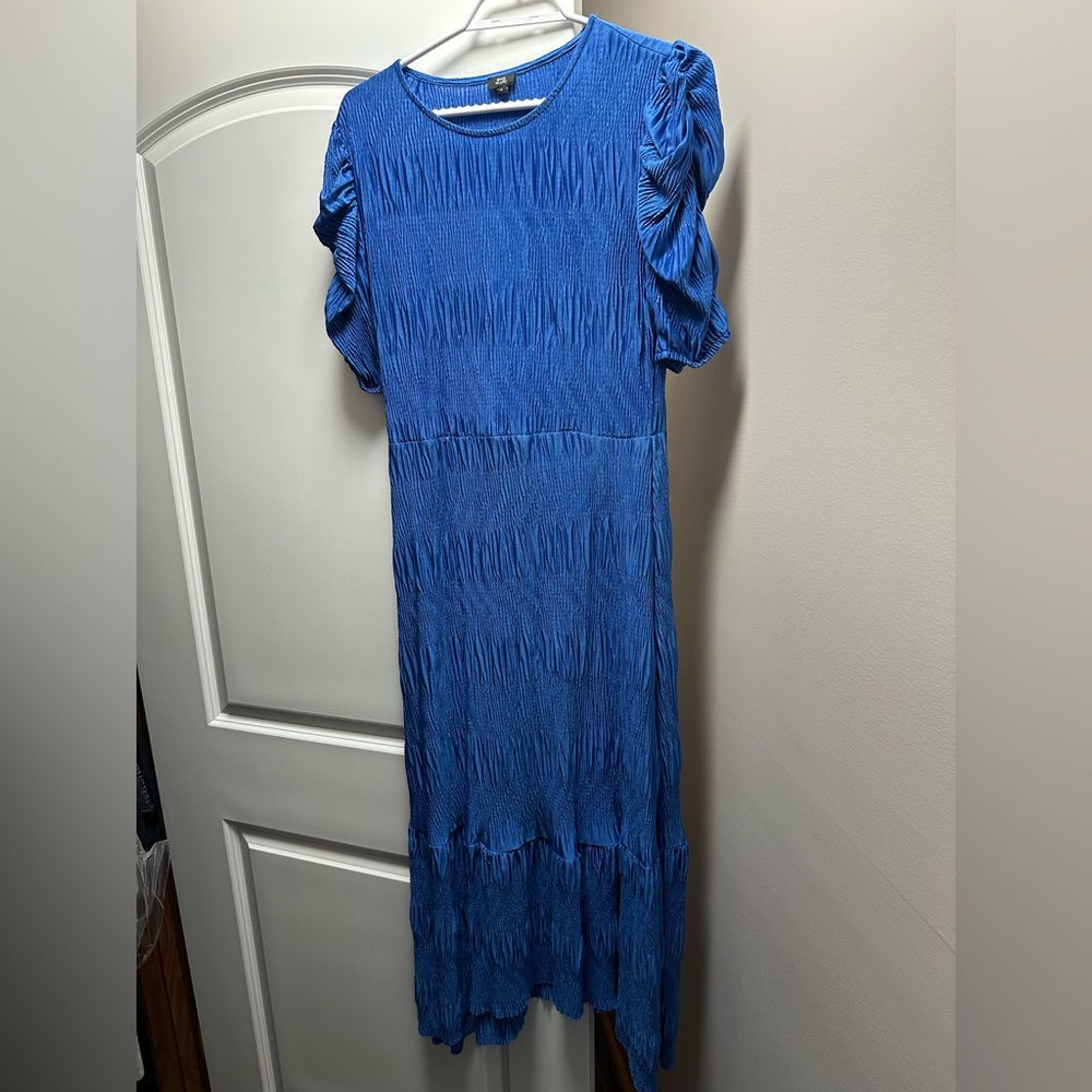 River Island Vibrant Blue Midi Dress